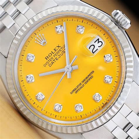 rolex quadrante giallo prezzo|Acquista Rolex Day.